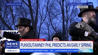 Punxsutawney Phil predicts early spring for Groundhog Day 2024 | Morning in America