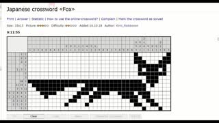 Nonograms - Fox