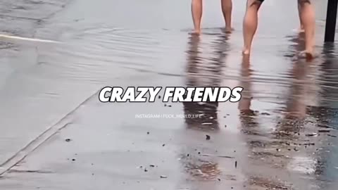 "Making Memories in the Rain with Friends"