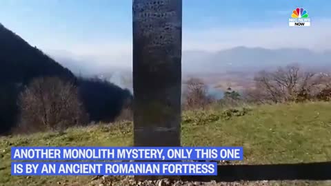 Mysterious Monolith Appears On Romanian Hillside | NBC News NOW
