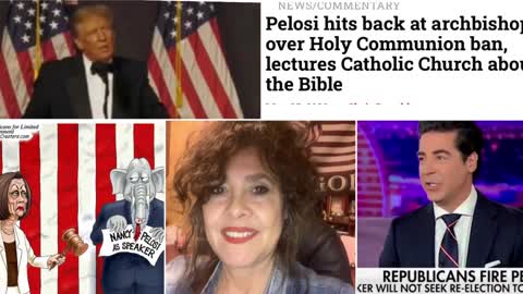 11/18/2022 Trump Tonight, Witch Hunt.Comms Everywhere! Pelosi denied Communion & More