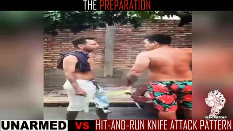 Arguing escalates | Hit-and-Run knife attack pattern | Real Violence For Knowledge