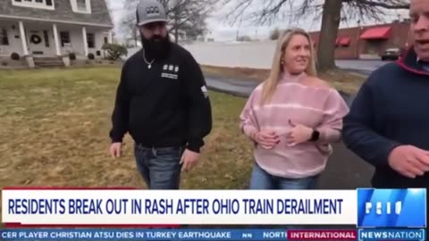 Residents Break Out In Rash After Ohio Train Derailment!