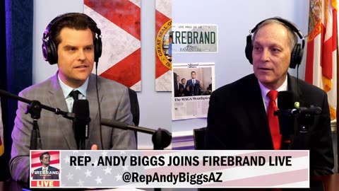 Rep. Andy Biggs on FIREBRAND: Debt Ceiling Bill Didn't Go Far Enough!
