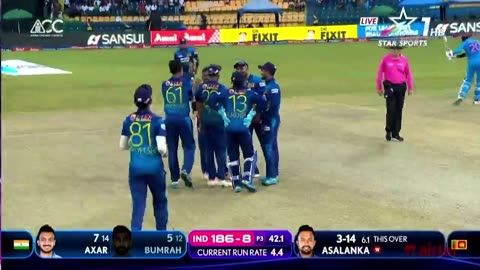 ASIA CUP 2023 : INDIA vs SRI LANKA MATCH 10 LIVE SCORES | IND vs SL MATCH 10 LIVE | IND 25 OVERS