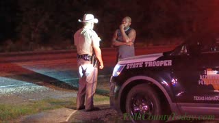 DRIVER JUMPS CULVERT, ARRESTED FOR DWI, SCENIC LOOP TEXAS, 07/09/23...