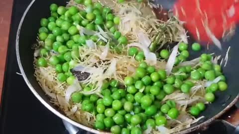 Instant Peas Pulao Recipe In 5 Minutes | Kid's Tiffin Recipe