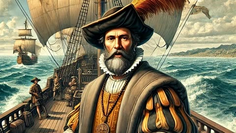 Vasco de Gama Tells His Story of Traveling Around Africa to Reach India
