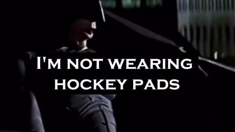 "I'm Not Wearing Hockey Pads" 💎🔥🦇