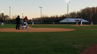 Kyle Kirkland CHS Clover JV Baseball vs NAFO Pitch 3, Game 1