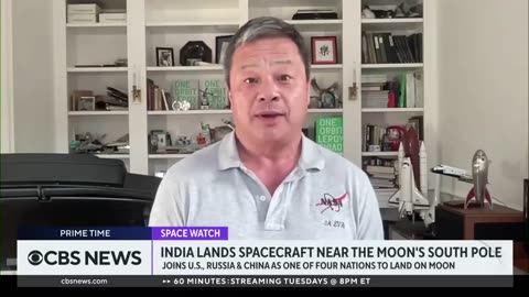 Former NASA astronaut break down India's moon landing.