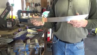 Forging a Wakizashi sword part 4