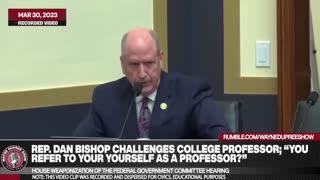 GOP Rep: You're Supposed To Be A Professor