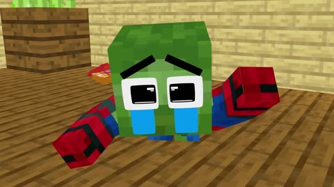 Monster School Baby Zombie becomes a Hero For Love - Sad Story - Minecraft Animation