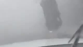 Tornado from Hurricane Idalia picks up a car and tosses it near Charleston, SC