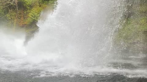 Waterfall Mt St Helens