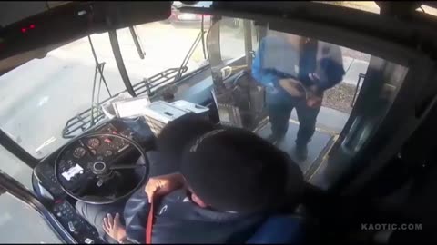 Bus Driver Gets Shot