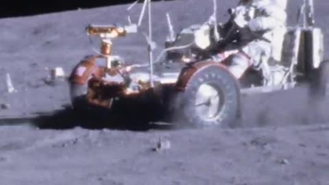 In 1971 nasa put in the car of moon