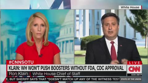 Dana Bash Challenges White House Chief Of Staff On Pushing COVID Boosters