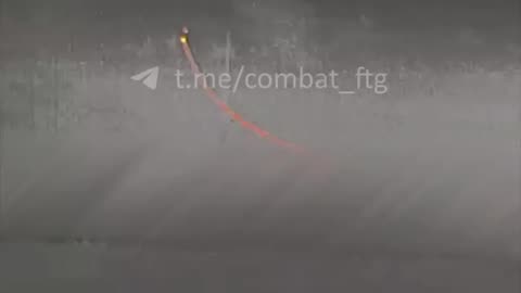 Downing of a Russian cruise missile with a stinger MANPADS