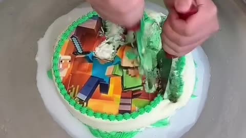 Ice cream challenge! 🍨 Minecraft cake vs McDonald