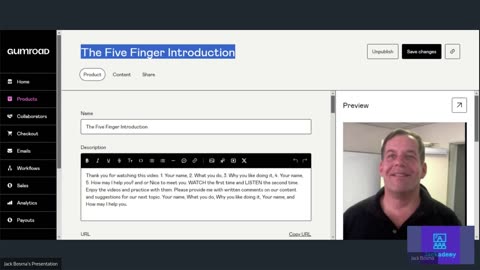 The Five Finger Introduction