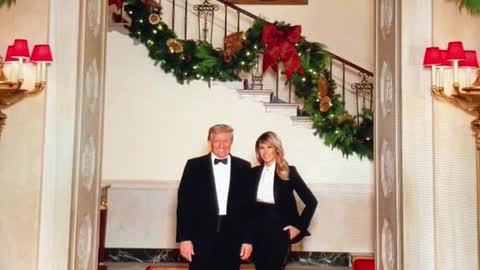 HAPPY NEW YEAR❤️PRESIDENT TRUMP🤍FIRST LADY MELANIA💙🇺🇸🎉⭐️