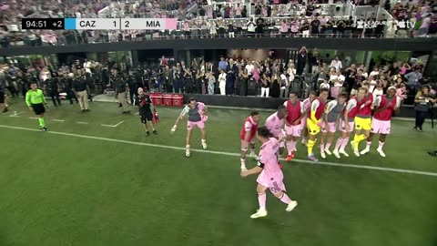 Lionel Messi GOLAZO wins it in STOPPAGE TIME on Inter Miami debut!