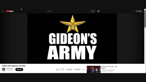 GIDEONS ARMY WED 2/14/24 @ 930 AM EST