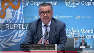 WHO Director Tedros confesses the boosters are killing children.