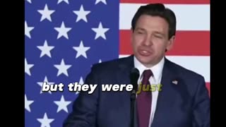 Governor DeSantis claims "the media was against us" after losing to Trump by 30 points