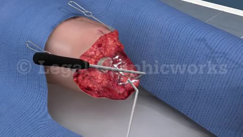 Leg Amputation Surgery 3D animation