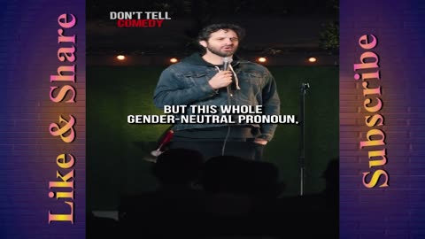 This Comedian destroys LGBTQ Community Pronouns in One Minute