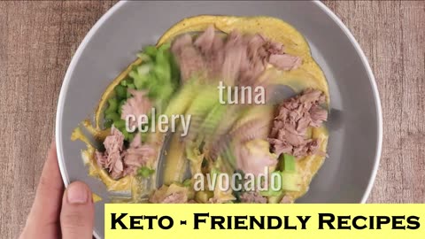 Curry Spiked Tuna and Avocado Salad Keto Diet