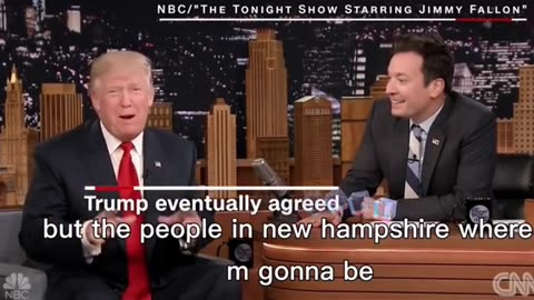 Donald trump on Jimmy show