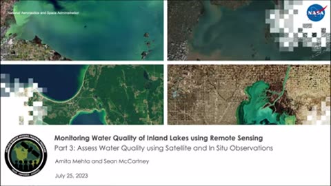 NASA ARSET: Assess Water Quality using Satellite and In Situ Observations, Part 3/3