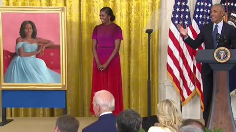 Former President Barack Obama and former First Lady Michelle Obama return to the White House