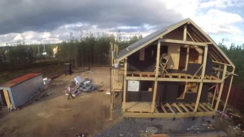 SIP house construction in 7 minutes!!!