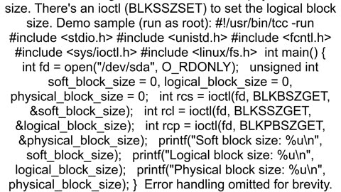 Block device information without mounting in Linux