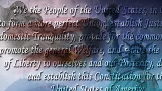 Constitution Text Patriotic Background Loop