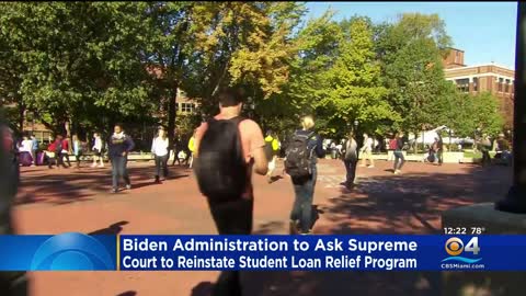 Biden Administration To Ask Supreme Court To Reinstate Student Loan Forgiveness Program