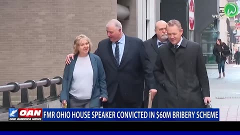 A former Ohio House Speaker is found guilty on a $60 million bribery scheme