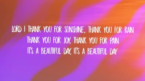 TRINIX x Rushawn - It’s A Beautiful Day (Lyrics) _ lord i thank you for sunshine thank you for rain