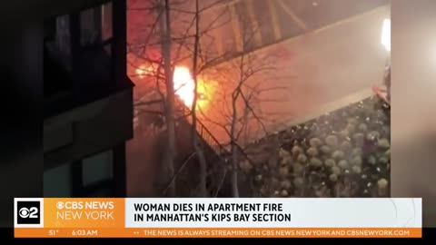 Woman killed in Kips Bay fire