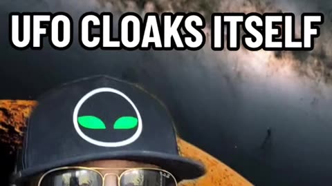 UFO Cloaks Itself in Insane Footage