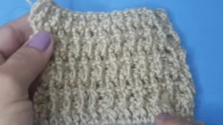 Beautiful crochet stitch perfect for hats and collars/puntadas a crochet