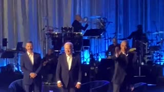HUMILIATING: Obama Forced To Guide Biden Off The Stage