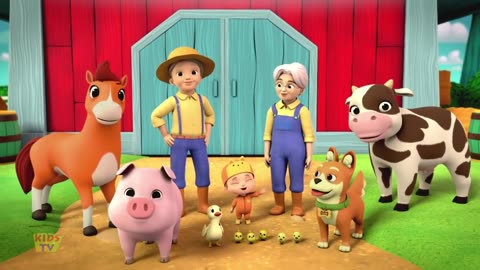 Sing Along - Old Macdonald Had A Farm Nursery Rhyme & Animal Song for Kids