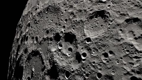Apollo 13 views of the moons in 4k