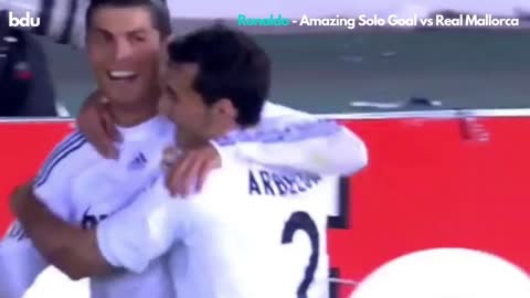 Ronaldo 😎 - Amazing Solo Goal vs Real Mallorca 💪 #shorts